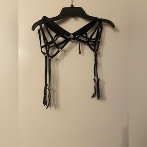 Victoria’s Secret Black Strappy Garter